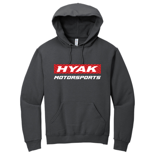 Gray Stacked Logo Hoodie