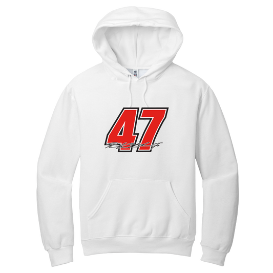 White 47 Autographed Hoodie