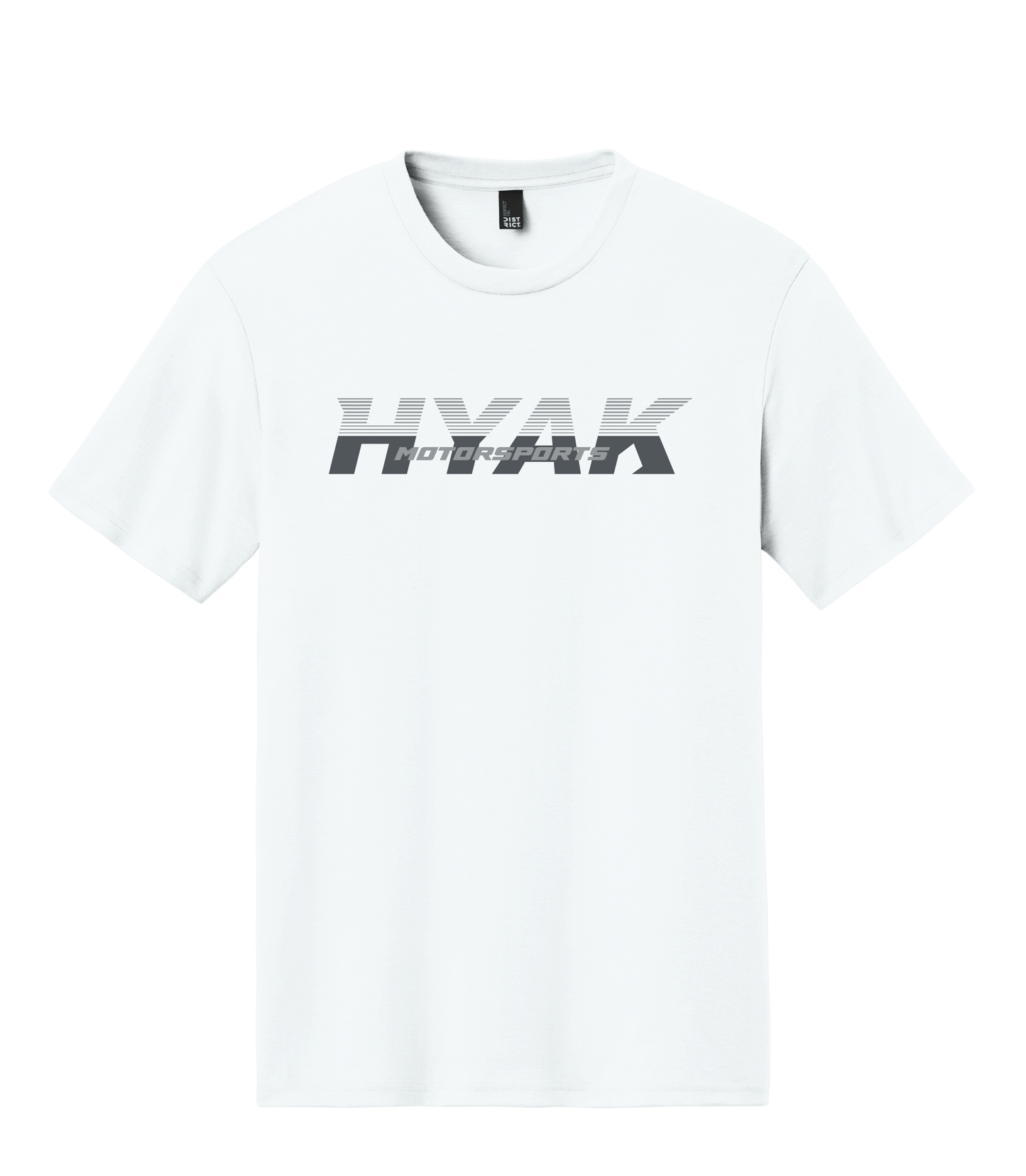 T-Shirt with Speed Line Gray